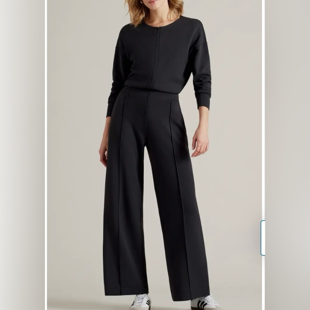 RHONE Black Wide Leg Jumpsuit